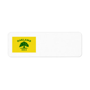 Etiqueta Bandeira de Oakland, Califórnia