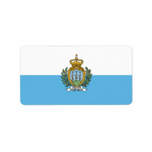 Etiqueta Bandeira de São Marino