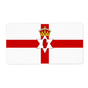 Etiqueta Bandeira do Norther Ireland