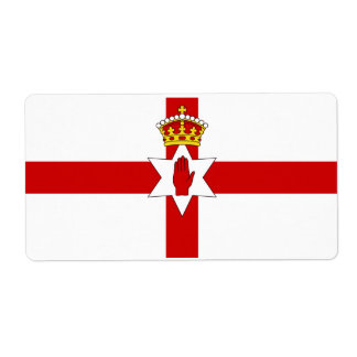 Etiqueta Bandeira do Norther Ireland