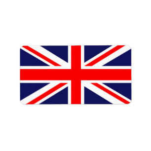 Etiqueta bandeira do Reino Unido