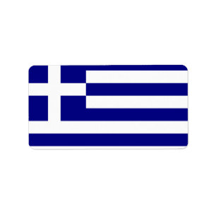 Etiqueta Bandeira grega
