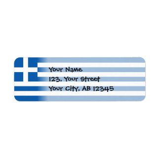 Etiqueta Bandeira grega