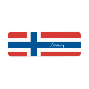 Etiqueta Bandeira norueguesa, Noruega