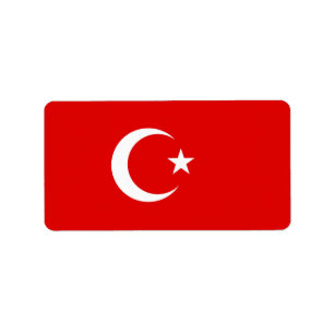 Etiqueta Bandeira turca
