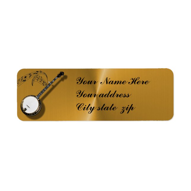 ETIQUETA BANJO- (Frente)