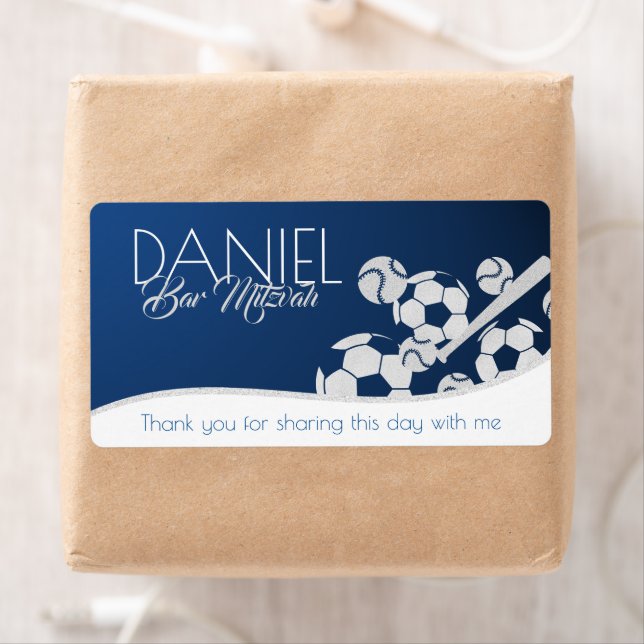 Etiqueta Bar de basebol Mitzvah (Insitu)