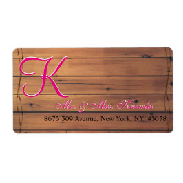 Etiqueta Barn Wall 3d Monogram