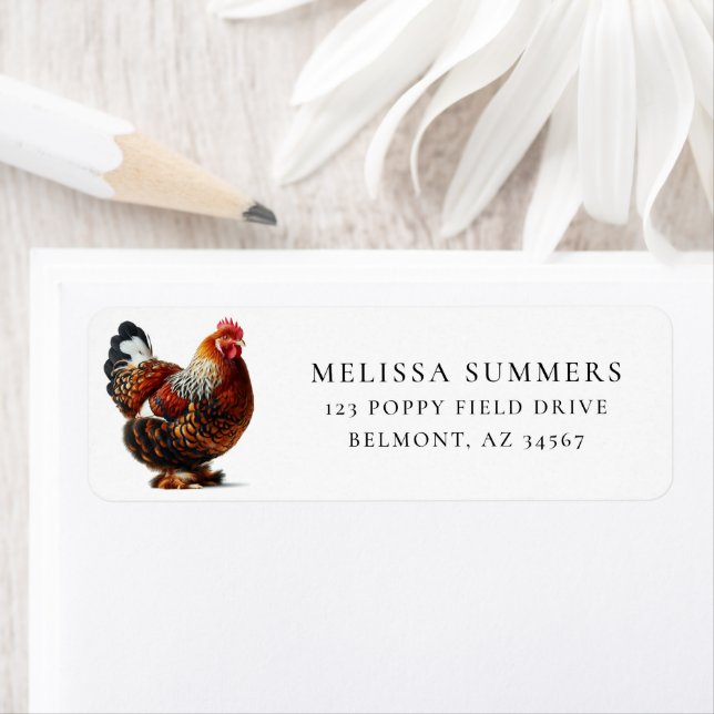 Etiqueta Barnevelder Chicken (Insitu)
