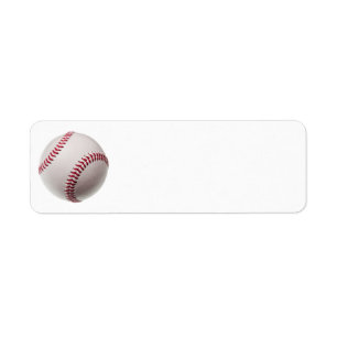 Etiqueta Basebol - personalize o modelo do fundo do basebol