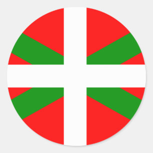 Etiqueta Basque da bandeira de Ikurrina