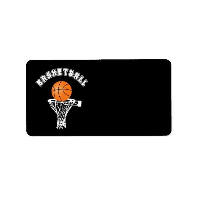 Etiqueta Basquete (Frente)