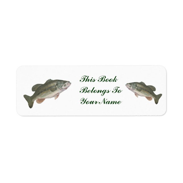 ETIQUETA BASS LARGEMOUTH- ROTULAGENS DE ENDEREÇO DE DEVOLUÇ (Frente)