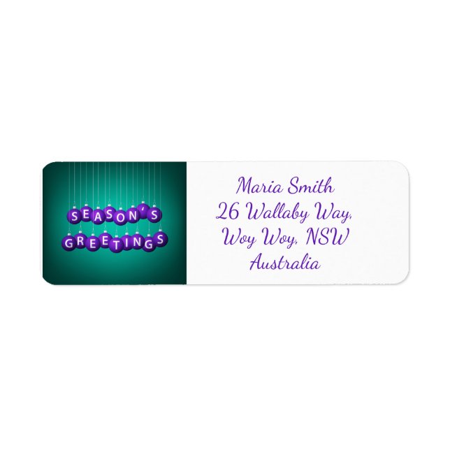 Etiqueta Bateria de Natal (Frente)