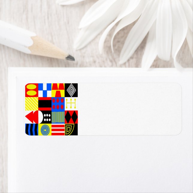 Etiqueta Bauhaus Shapes (Insitu)