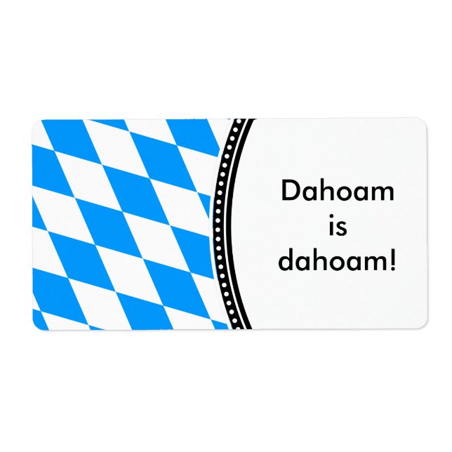 Etiqueta Bayrische Rauten (Frente)