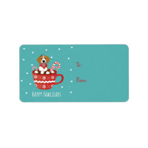 Beagle Dog Feliz Pawlidays