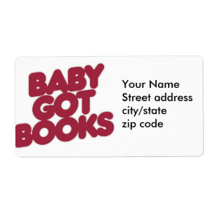 Etiqueta Bebê tem livros