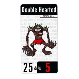 Etiqueta beer-beast.com - Rótulo da cerveja - Preto