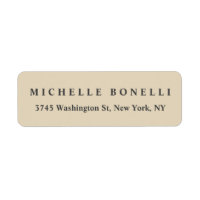 Beige Classical Plain Professional