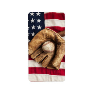 Etiqueta Beisebol Vintage