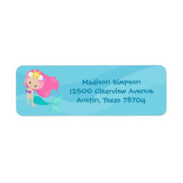 Etiqueta Bela Sereia Rapariga Praia Residência Azul