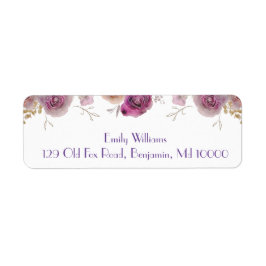 Etiqueta Beleza Floral Adorável