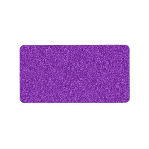 Etiqueta Belo efeito brilho feminino roxo