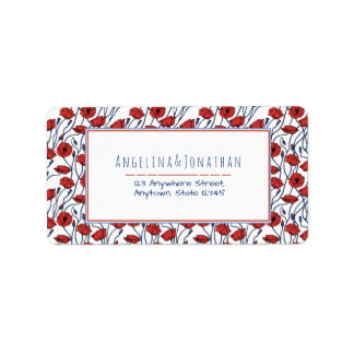 Etiqueta Belo padrão de Buquê de pipoca