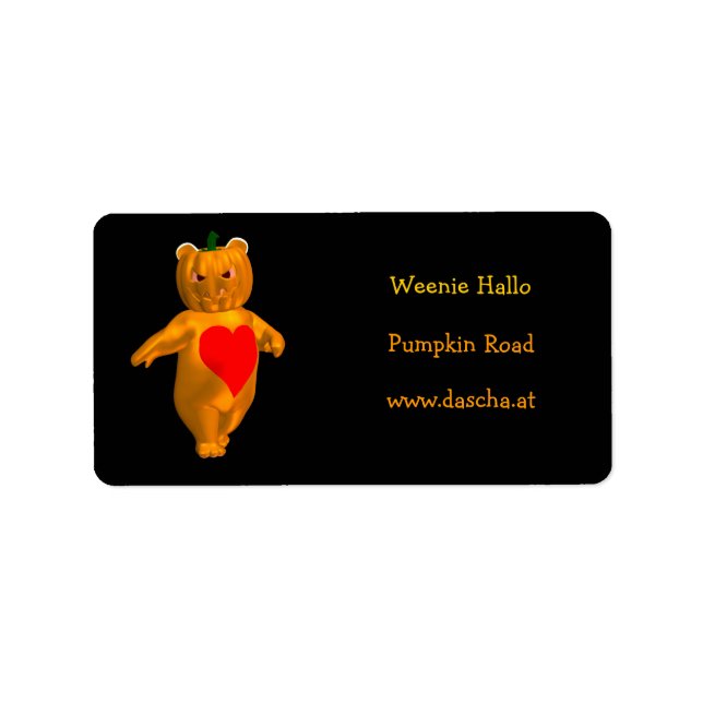 Etiqueta Belo Urso Laranja (Frente)