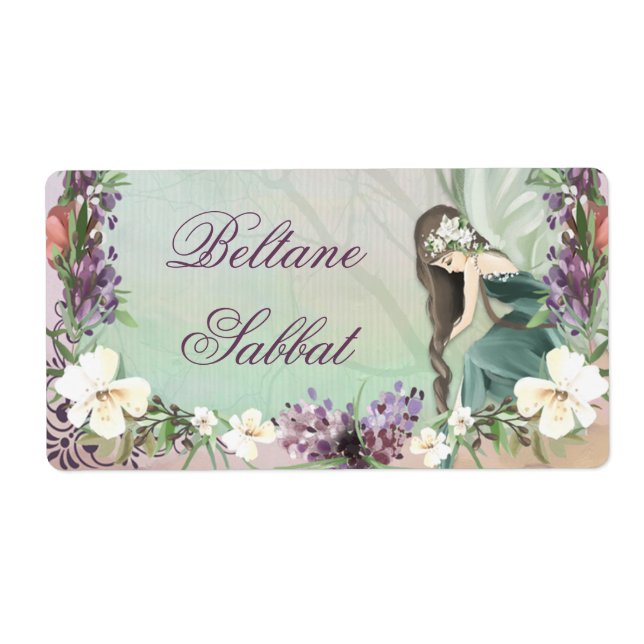 Etiqueta Beltane Sabbat Labels (Frente)