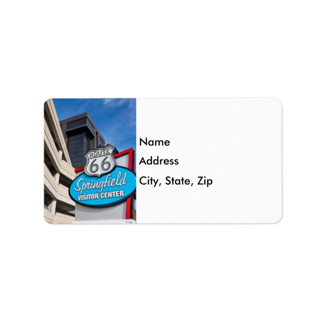 Etiqueta Bem-Vindo A Springfield (Frente)