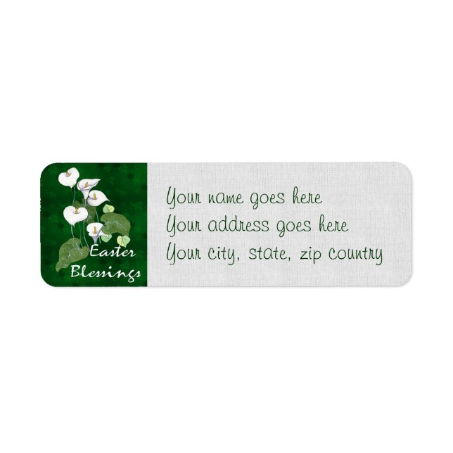 Etiqueta Bênçãos de páscoa (Frente)