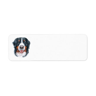 Etiqueta Bernese Mountain Address Labels