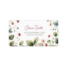 Etiqueta Berry Sweet Strawberry Endereço