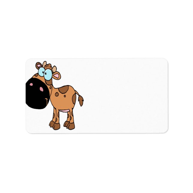 Etiqueta bezerro de vaca giro (Frente)