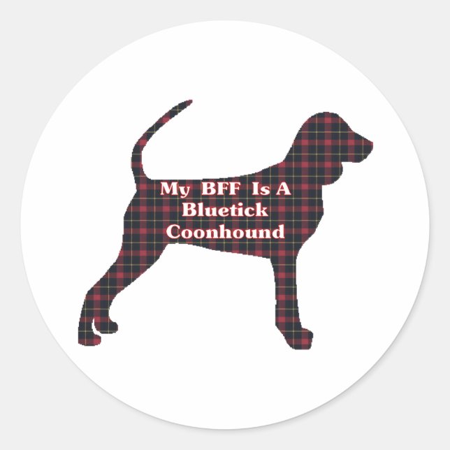 Etiqueta BFF de Conhound Bluetick (Frente)