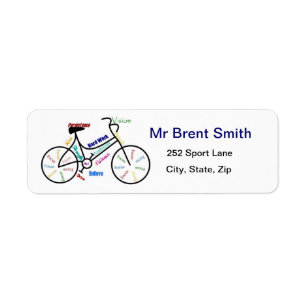 Etiqueta Bicicleta, bicicleta, ciclo, esporte, Biking,