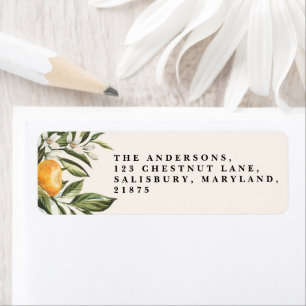 Etiqueta Bicicleta rústica de cor laranja-de-laranja