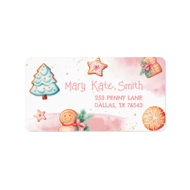 Etiqueta Biscoito de Natal Dois Doce (Frente)