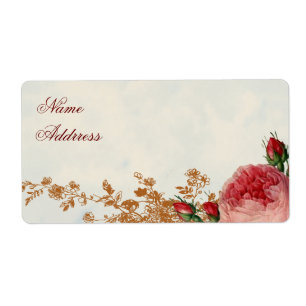 Etiqueta Blenheim aumentou - céu do verão - personalizado