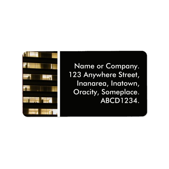 Etiqueta Bloco de Escritório (Frente)