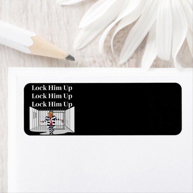 Etiqueta Bloquear Rótulo de Endereço de Devolução de Trump (Insitu)