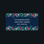 Etiqueta Blue Garland - Address Labels<br><div class="desc">Blue Garland - Address Labels</div>