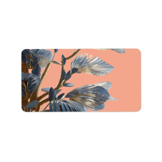 Etiqueta Blue Leaf Nature Plant