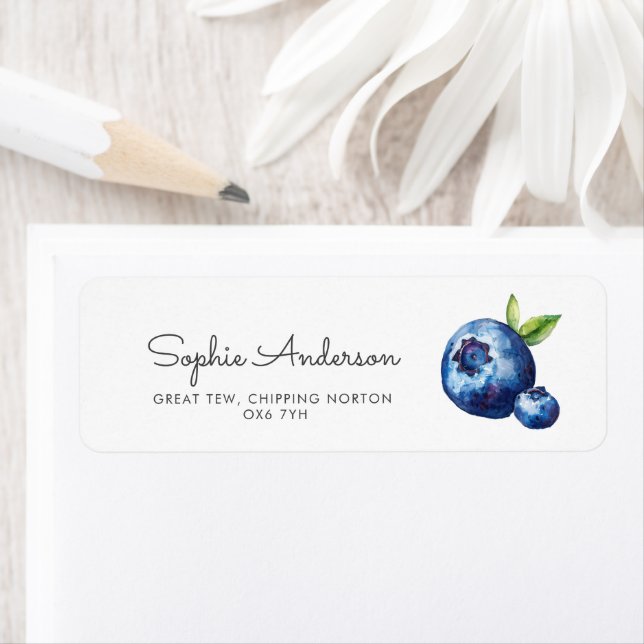 Etiqueta Blueberry Berry Sweet Summer (Insitu)