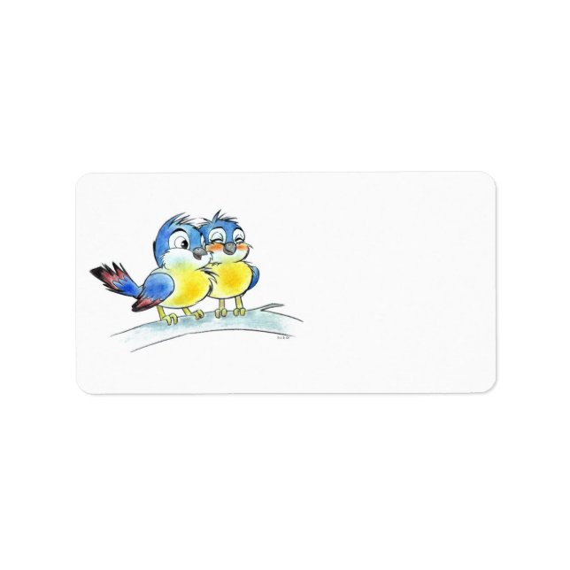 Etiqueta Bluebird (Frente)