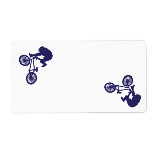 Etiqueta BMX Bike Rider