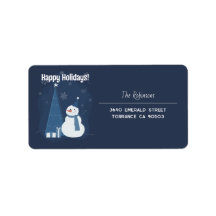 Boas Ideias de Natal de inverno Vintage Azul