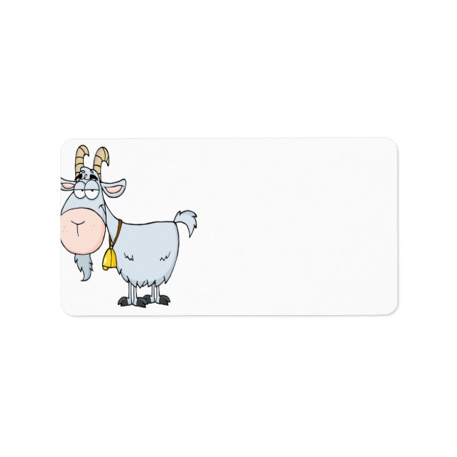 Etiqueta bobo de desenho animado (Frente)
